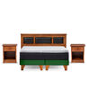 Cama Europea Latam Home 2 Plazas New Top Verde + Maderas Altair