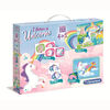 Juego de mesa Clementoni Edukit 4 in 1 - Unicorns