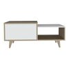 Mesa de Centro TuHome Bora Rovere/Blanco Marquez