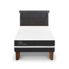 Cama Europea CIC 1,5 Plazas Ortopedic + Respaldo Dublin