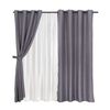 Set de Cortinas Mashini Atacama 140 x 220 cm Taupe