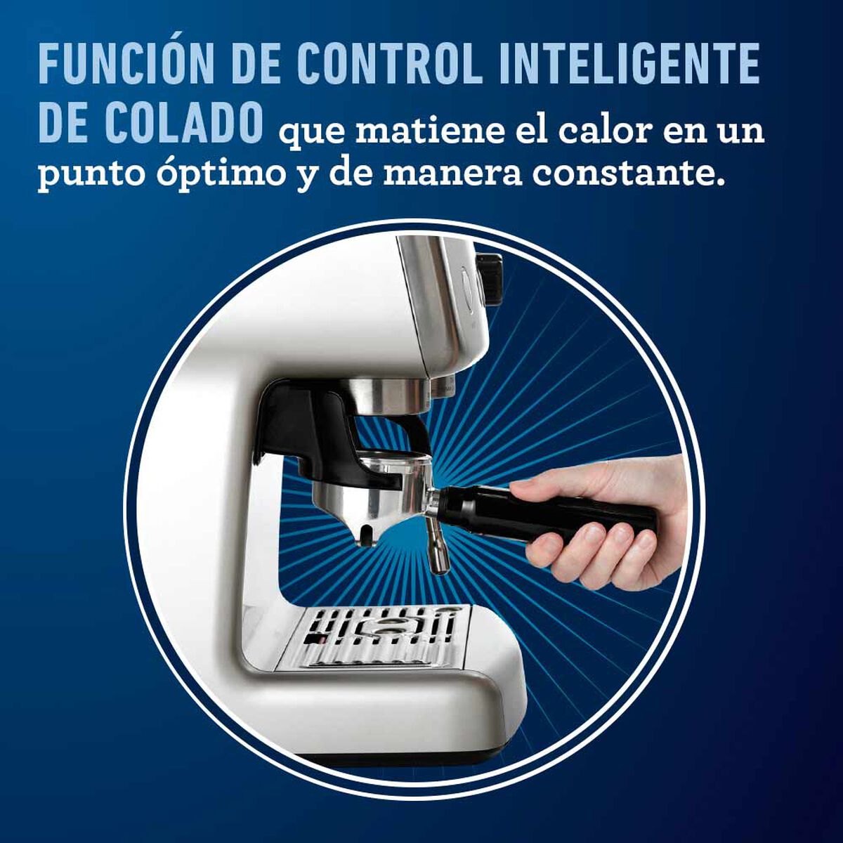 Cafetera Oster con Molinillo Baristamax BVSTEM7300013