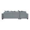 Sof&aacute; Seccional Living Factory Venecia 5 Cuerpos Gris
