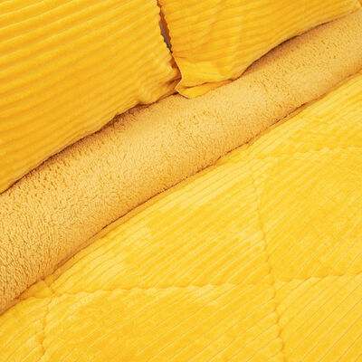 Imagen 2 del producto Cubrecama Doral Super King Mostaza Cotelón