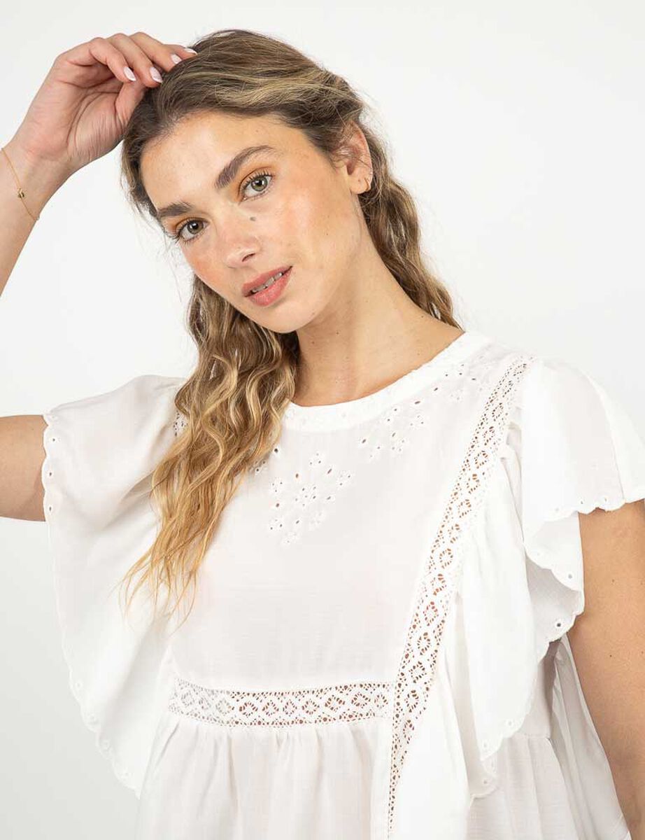 Blusa Manga Corta Mujer Alma