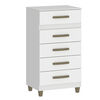 Cómoda Vekkahome Malta 5 Cajones Blanco Cómoda Vekkahome Malta 5 Cajones Blanco