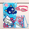 Toalla de Playa Sanrio-Hello Kitty Buceo 70x140 cm + Lentes de Agua y Bolso