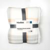 Frazada de Poliéster Mashini 1,5 Plazas Tartan Gris