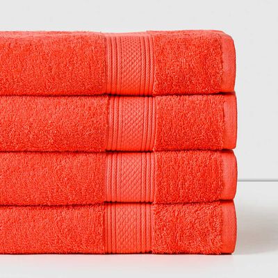 Toalla de Baño American Family Liso 45 x 80 cm Coral