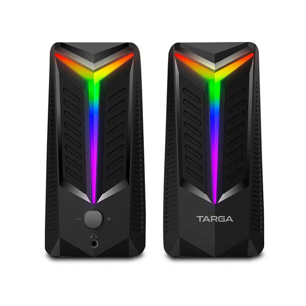 Parlantes Gamer para PC Targa Alpha Negros