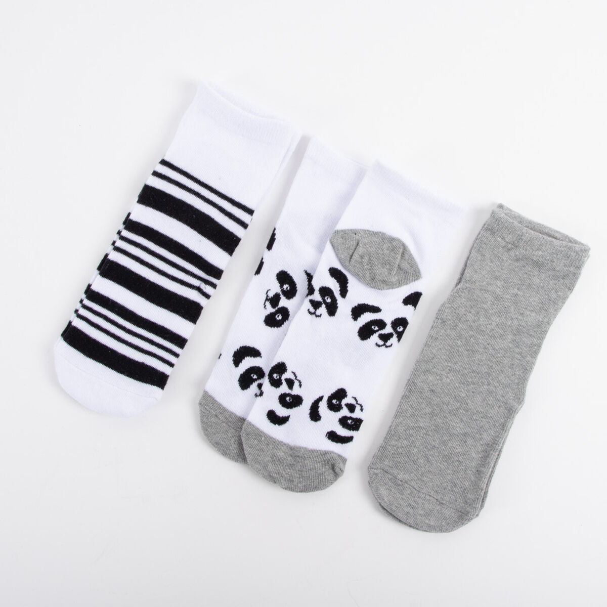 Pack 3 Calcetines Corto Mujer Icono