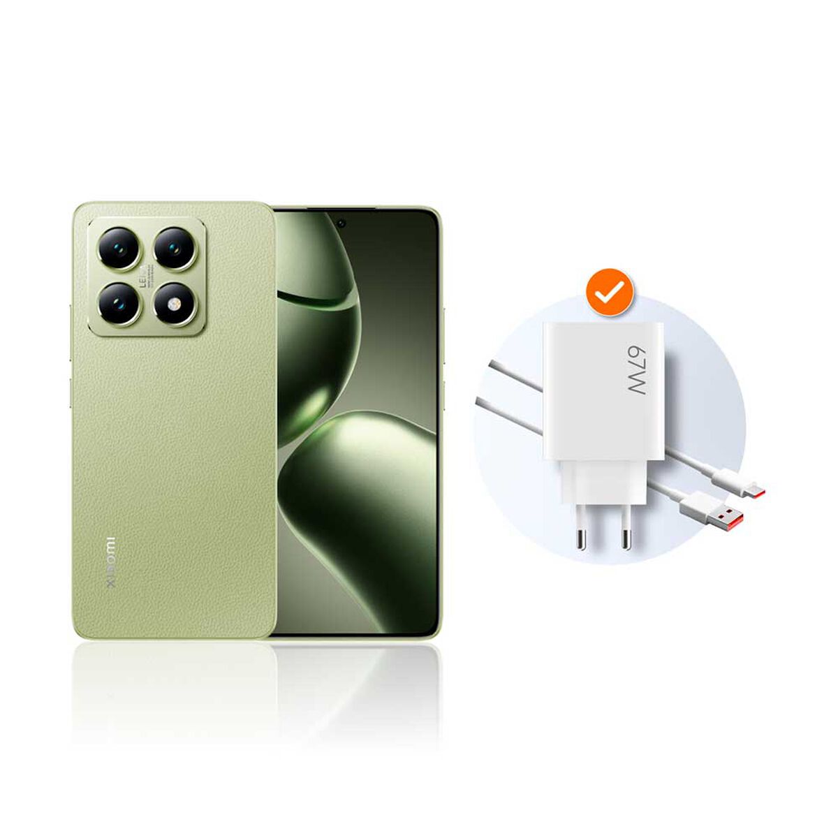 Celular Xiaomi 14T 512GB 6,67" Green Liberado + Watch 5 Active