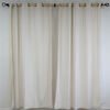 Set Cortina Doral Luciana 6 Piezas 140x220 cm Crudo