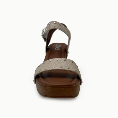 Imagen 2 del producto Sandalia Mujer Zibel Beige, Negro