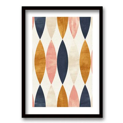 Imagen 1 del producto Cuadro Decorativo Retela Plumas Patrón 70 x 50 cm