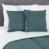 Set Plumón Bicolor + 2 Cojines Casanova 1,5 Plazas Verde Menta
