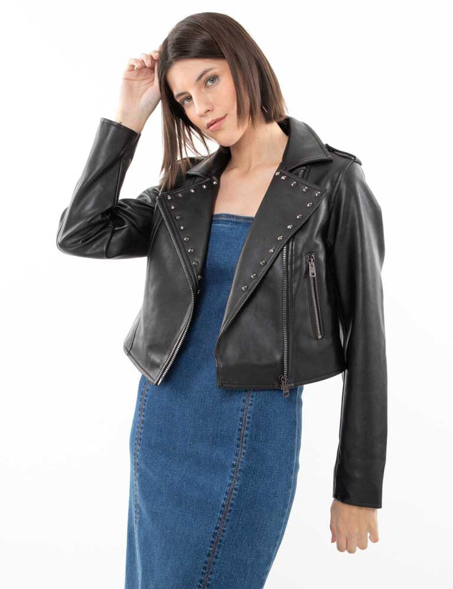 Chaqueta Ecocuero Mujer Fiorucci