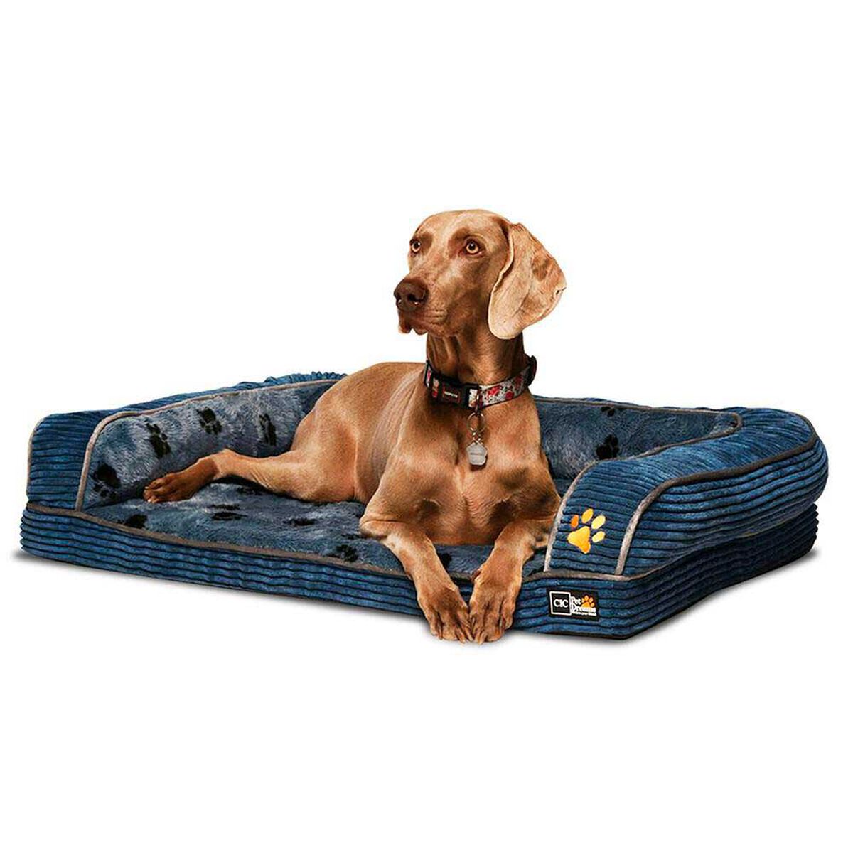 Cama Acolchada Cic para Mascotas Talla S con Coj&iacute;n