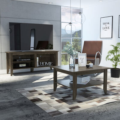 TUHOME Mesa de Centro + Rack Hasta 65 TuHome Essential