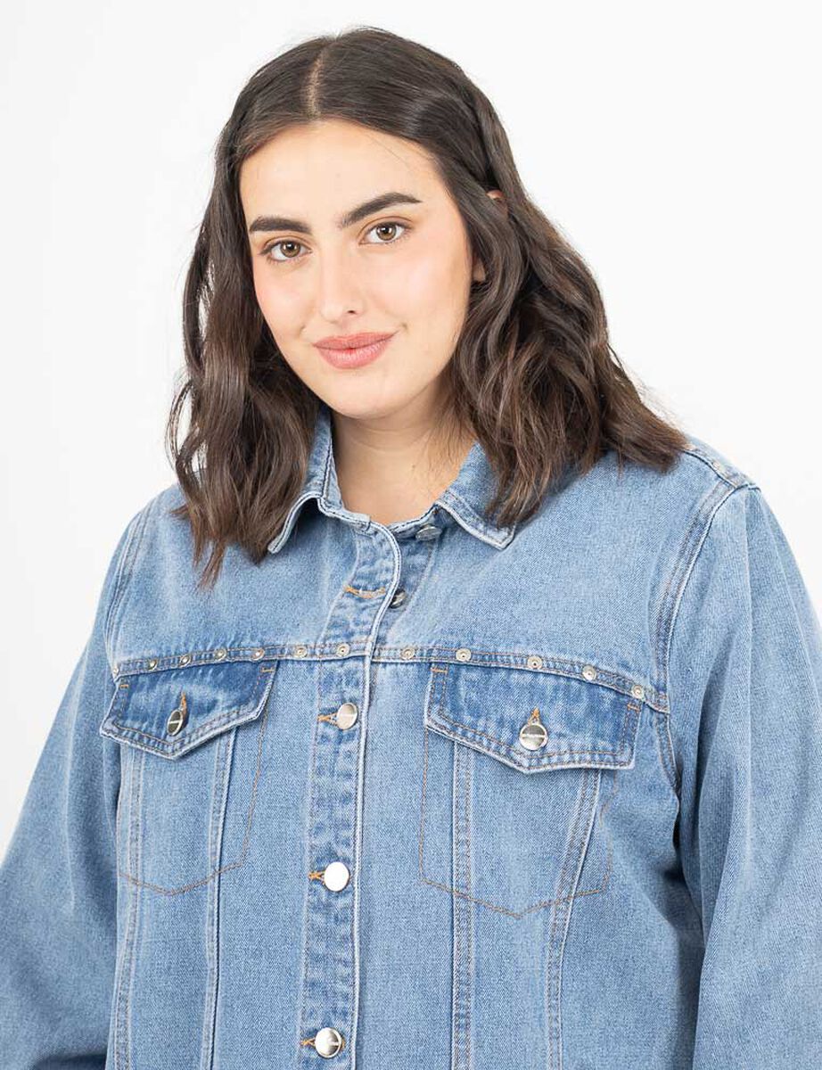 Chaqueta Denim Mujer Extralindas