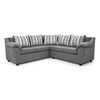 Sofá Seccional Muebles MPR Cattaleya 5 Gris Medio