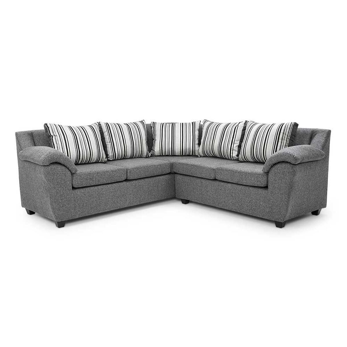 Sofá Seccional Muebles MPR Cattaleya 5 Gris Medio