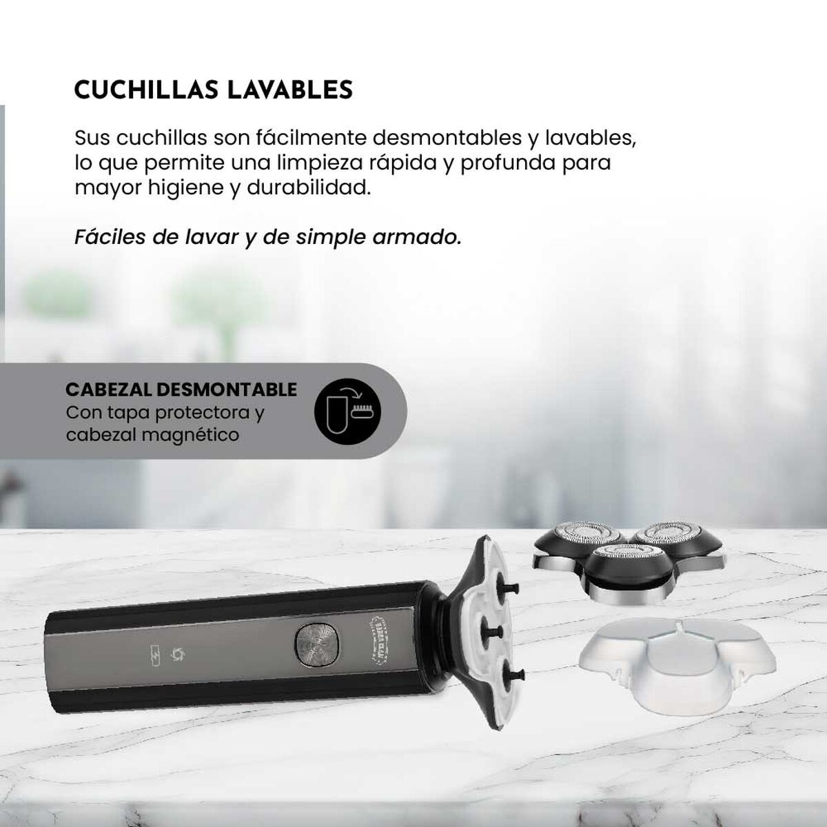 Afeitadora Siegen SG-7215 Trimmer 2 en 1