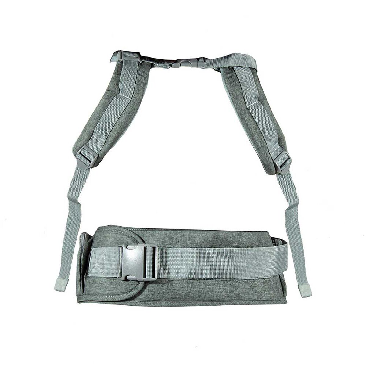 Porta Bebé con Arnés y Asiento Cuidados Cadera Hip Seat Gris Bebesit