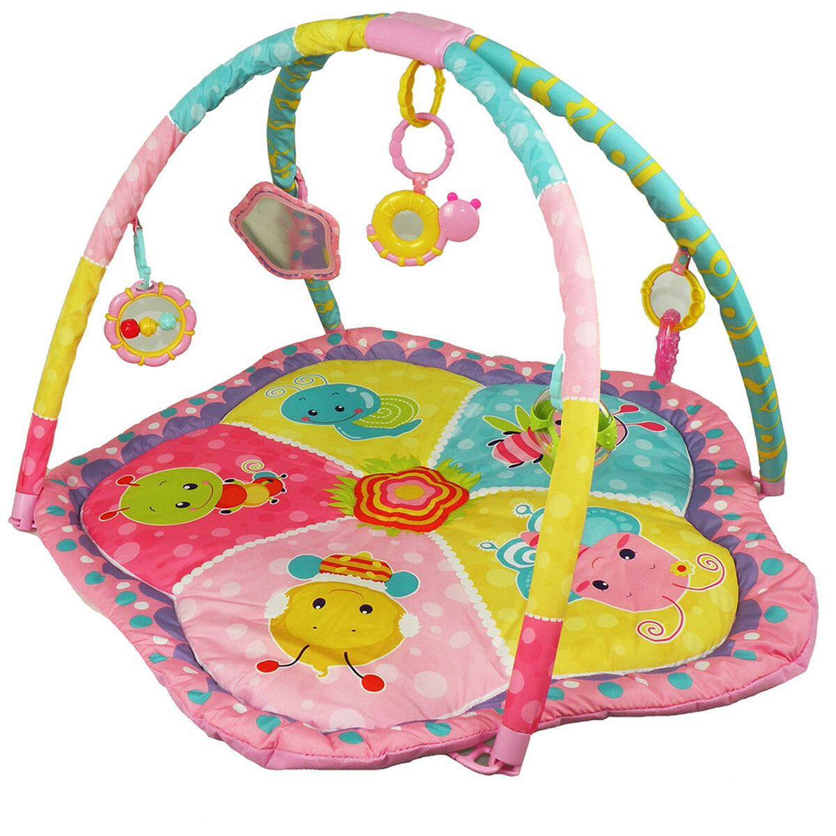 Gimnasio Estimulacion Bebe 3 Play Rosado Bebesit