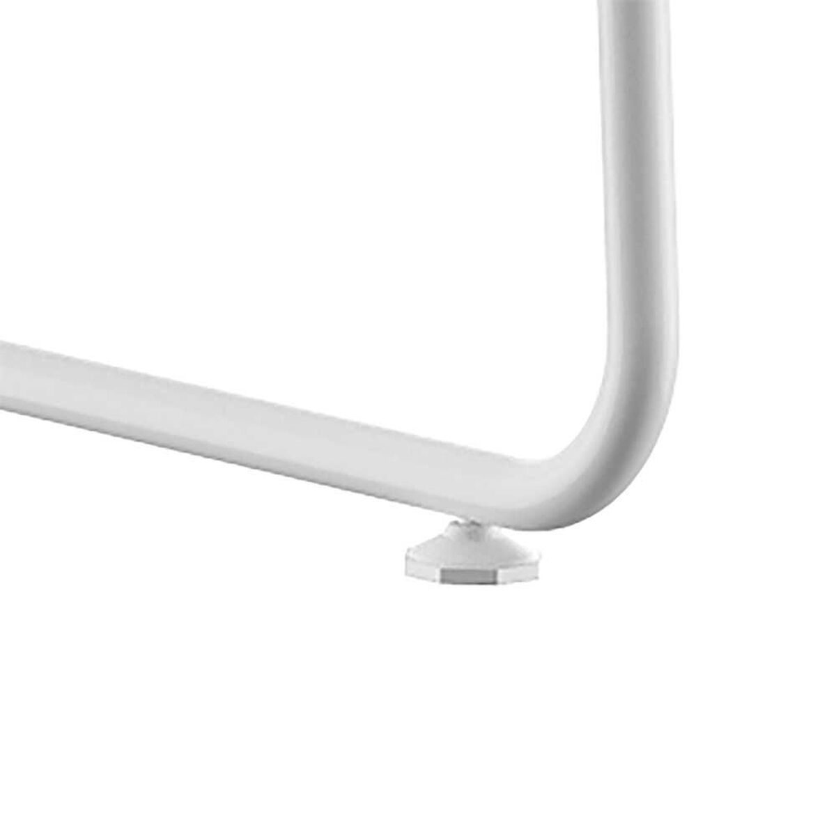 Escritorio Compacto Vekkahome Patas Metalicas Blanco