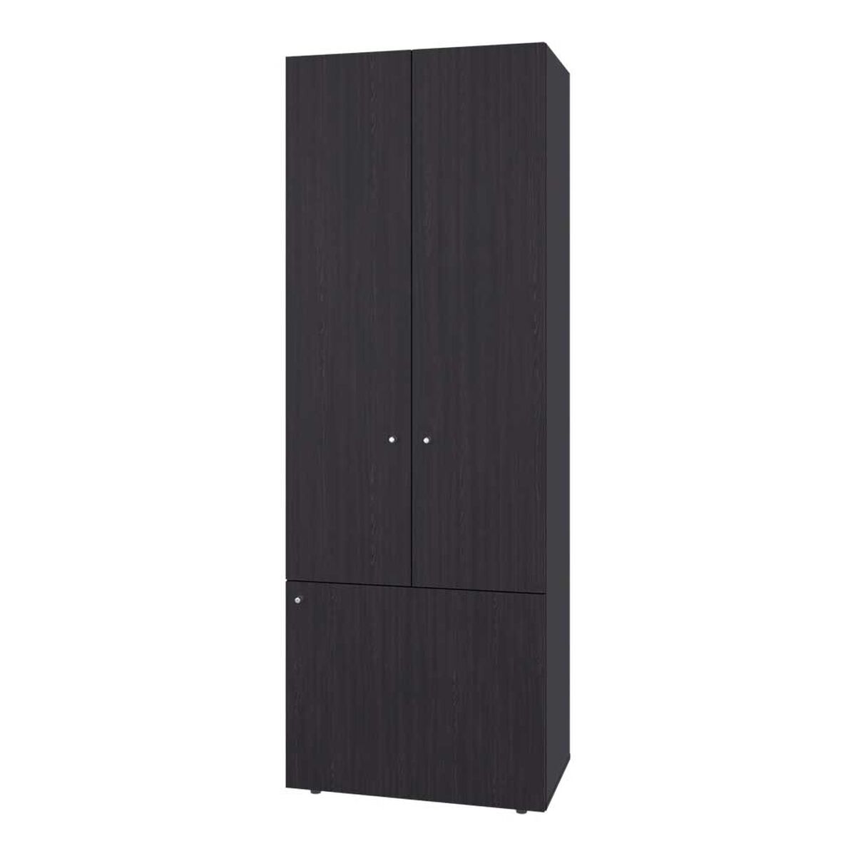 Combo Closet Tuhome 7 Puertas con Colgador + M&oacute;dulo Superior Dreams Wengue