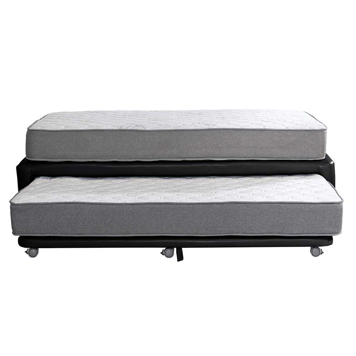 Cama Nido Latam Home 1,5 Plazas Zen Best PU Negro