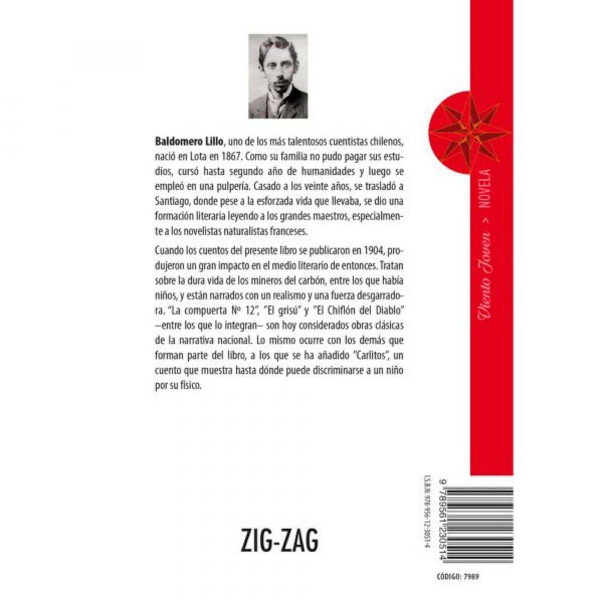 Libro Subterra | Carlitos Baldomero Lillo Editorial Zig-Zag