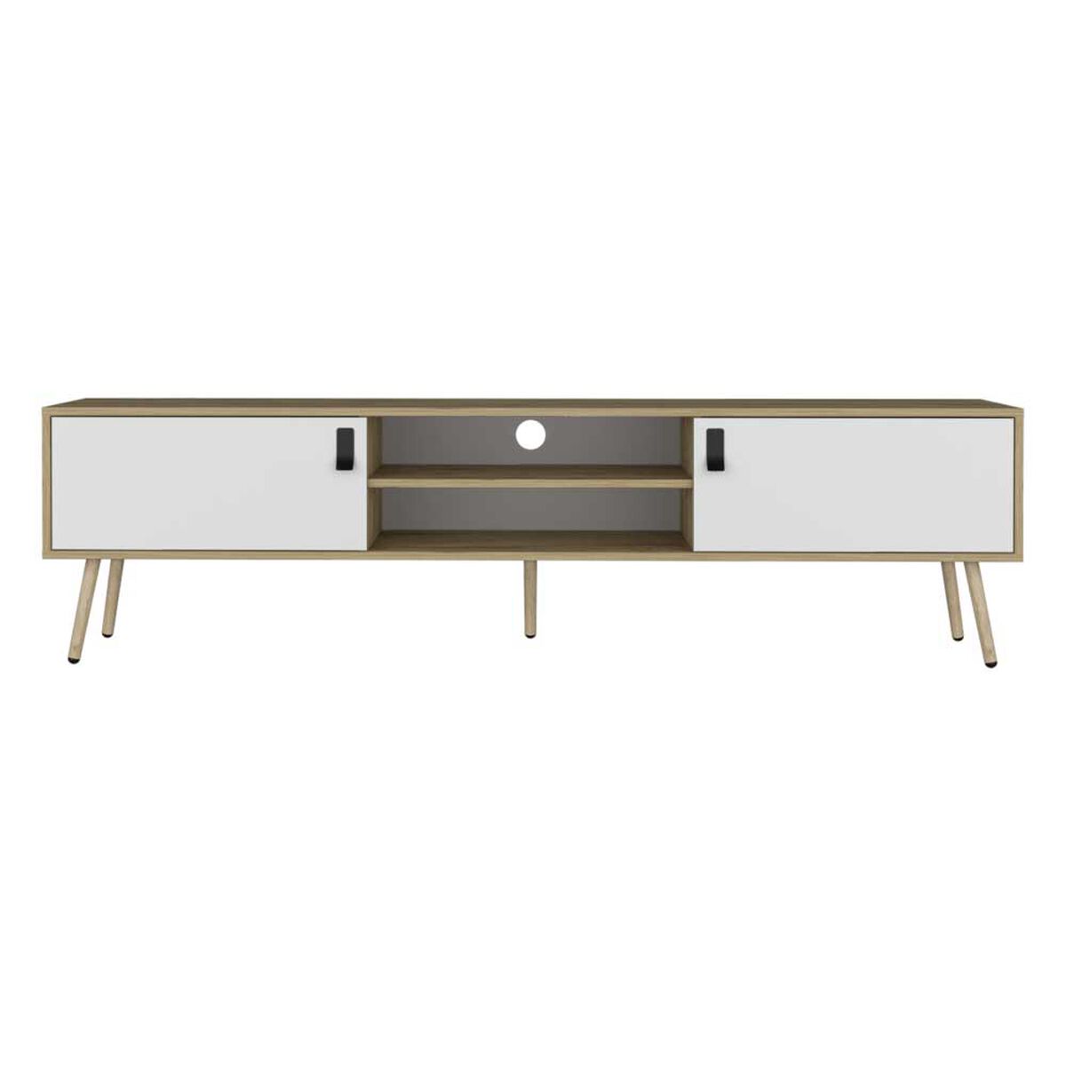 Rack TV TuHome Huna Hasta 75" Macadamia