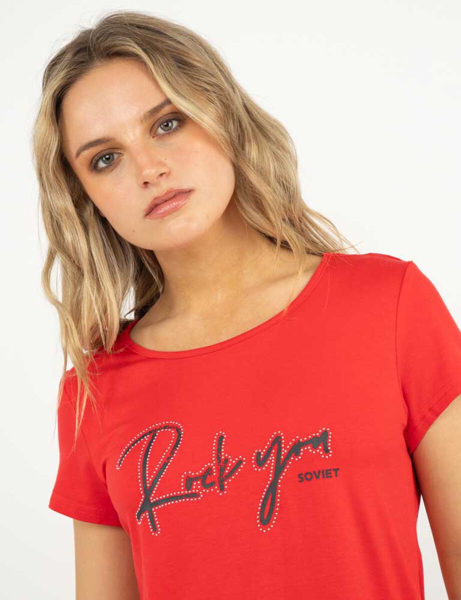 Polera Manga Corta Mujer Soviet