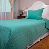 Quilt Doral 1,5 Plazas Menta Velvety