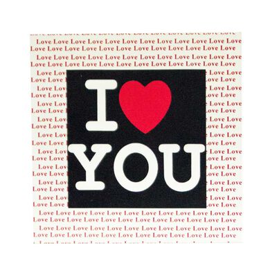 Imagen 1 del producto Ladrillo Decorativo con Leyenda Madera Vgo 21 x 21 cm Negro