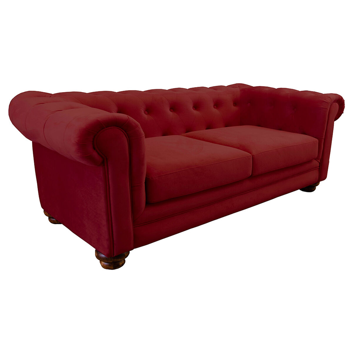 Sof&aacute; Latam Home Florencia 3 Cuerpos Burdeo