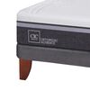 Cama Europea CIC 1,5 Plazas Ortopedic Advance + Respaldo + Velador New Munich