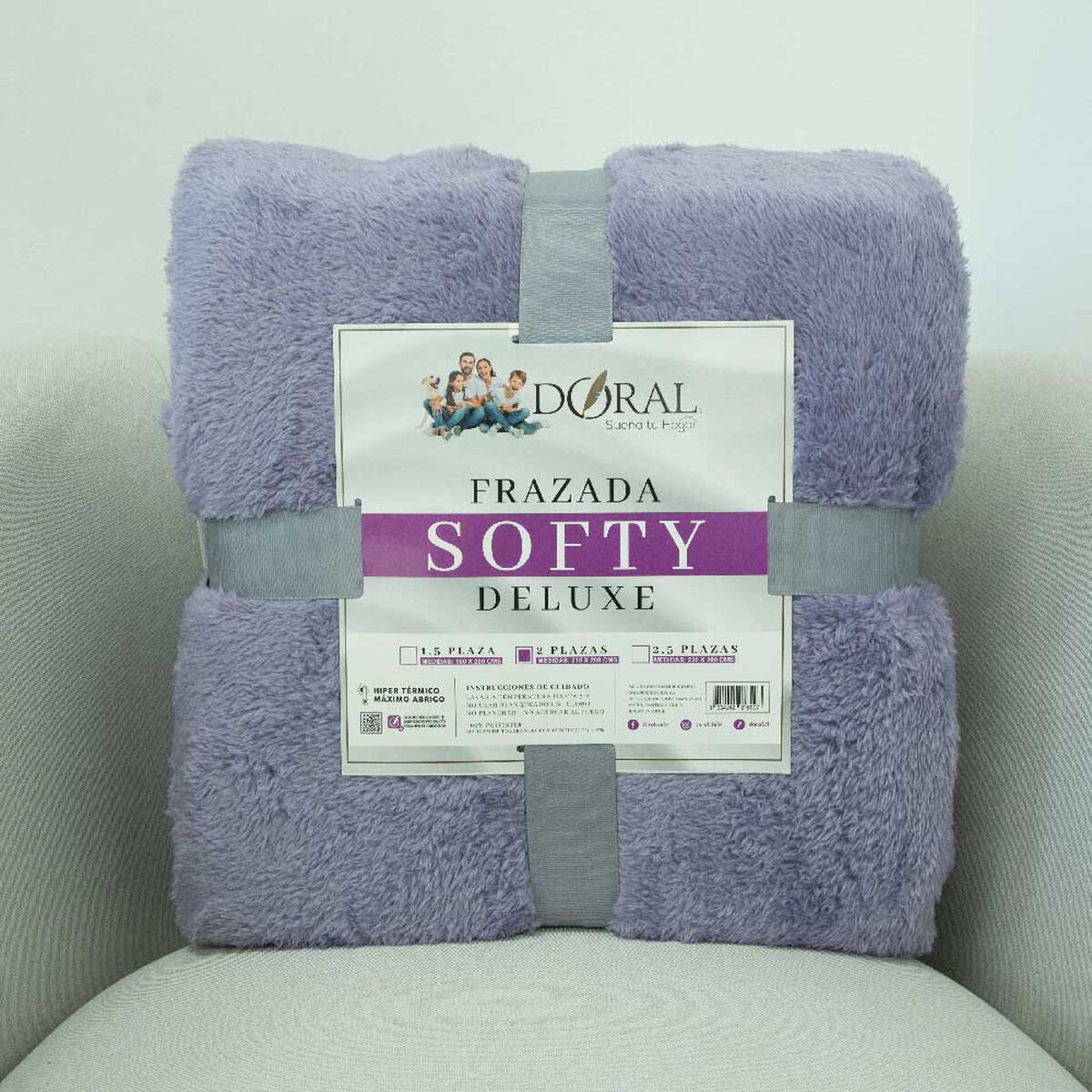 Frazada Doral 2 Plazas Softy Lisa D11