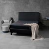 Cama Europea Celta 2 Plazas Black Plus + Respaldo