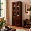 Vitrina Muebles Hema Berl&iacute;n 4 Puertas Chocolate