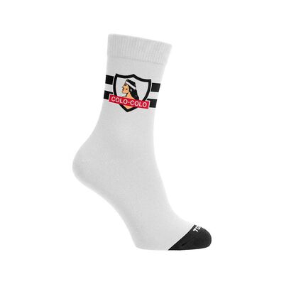 Imagen 2 del producto Pack 2 Calcetines Algodón Colo Colo Hombre Top Blanco