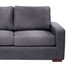 Sofá Seccional Izquierdo Latam Home Livorno 3 Cuerpos Gris Oscuro