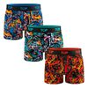 Pack 3 B&oacute;xer Medio Algod&oacute;n Motores Hombre Top