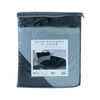 Quilt Doral Hotpress Bi-Color 2 Plazas Negro-Gris