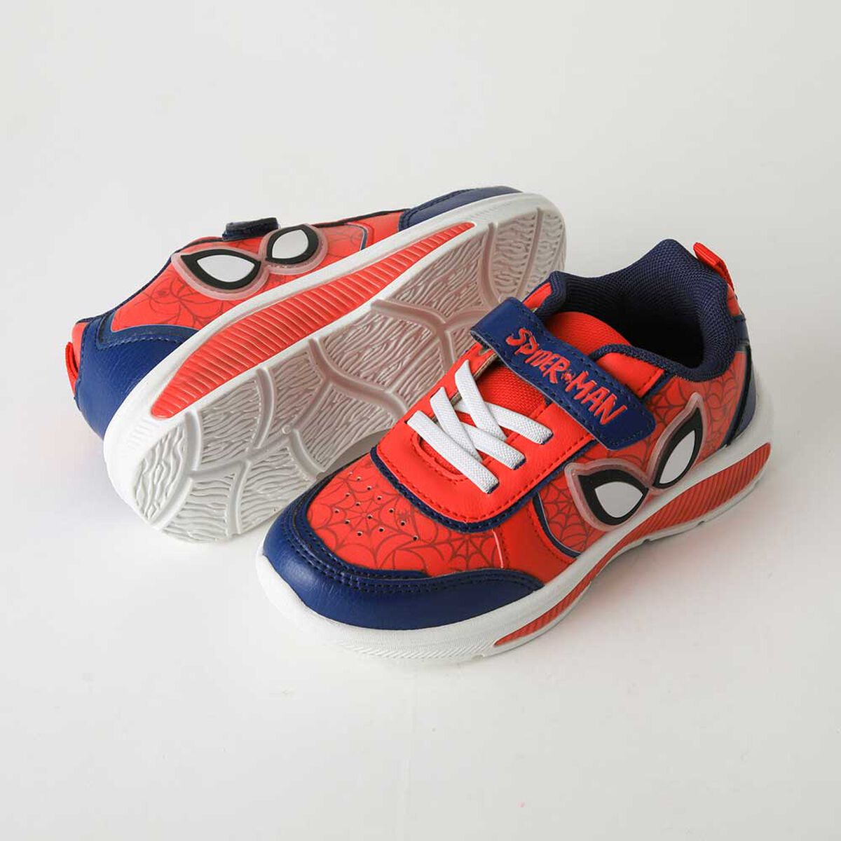 Zapatilla Con Luces Ojos Ni&ntilde;o Marvel