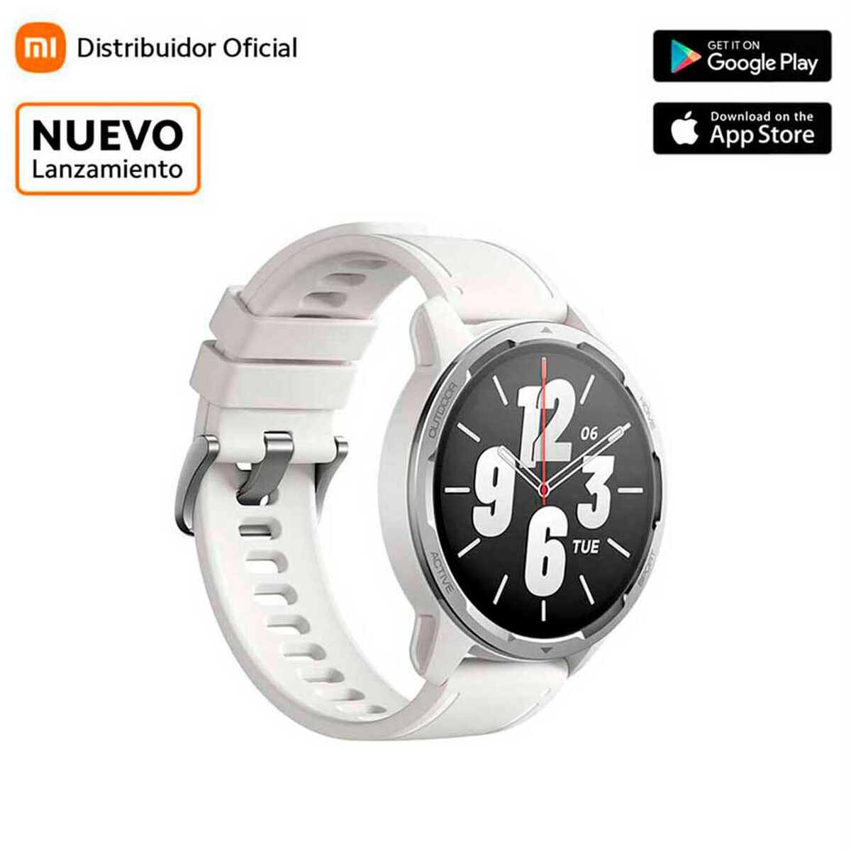 Smartwatch Xiaomi Watch S1 Active GL 1,43" Moon White
