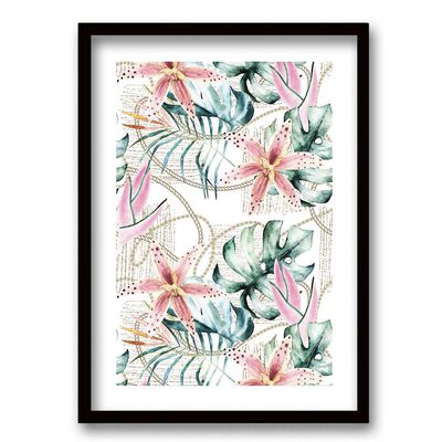 Imagen 1 del producto Cuadro Decorativo Retela Hojas Cadenas 40 x 30 cm