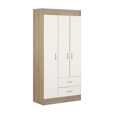 Imagen 1 del producto Closet Stanford 3 Puertas 2 Cajones Bicolor